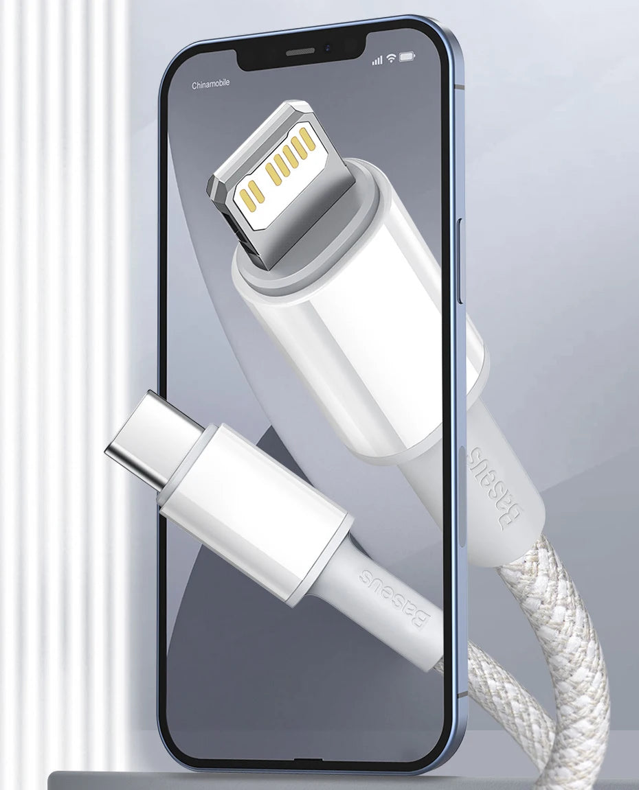 20W PD USB-C to Lightning Fast Charging Data Cable - 10