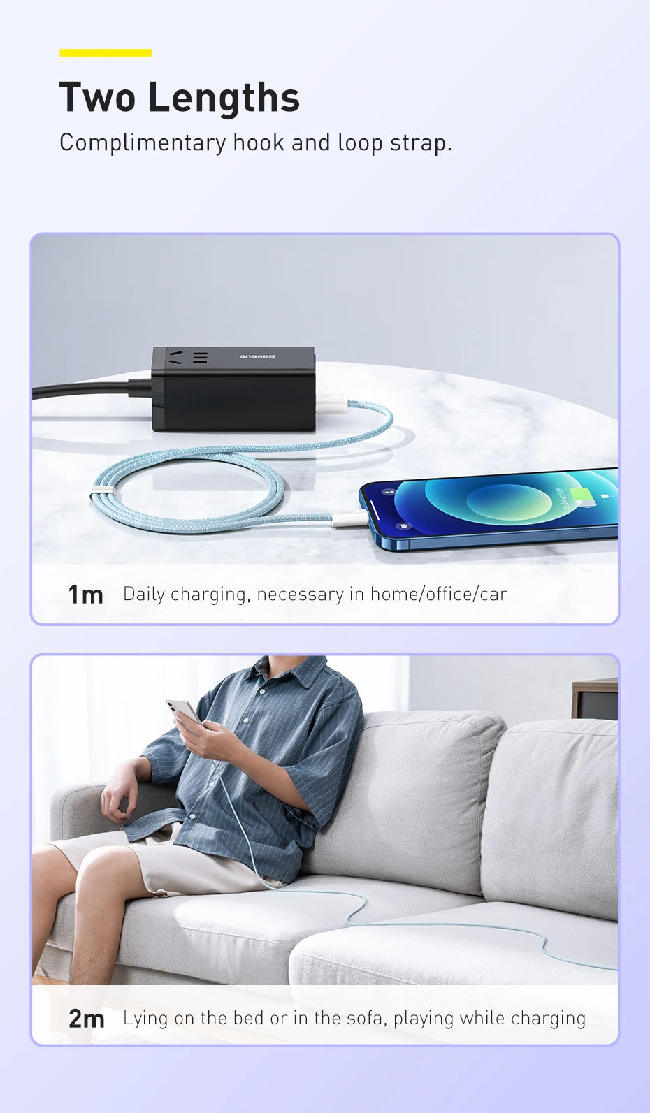 2.4A Fast Charging Data Cable for iPhone