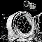 Aluminum Alloy Motorcycle Handlebar Quartz Clock for 22-25mm Bars