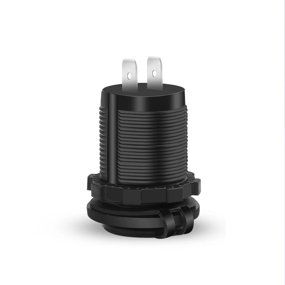 3.1A Dual USB Port Car Charger Socket for 12V 24V Vehicles