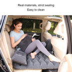 Inflatable Car Back Seat Mattress Bed with Pillows and Storage Bag