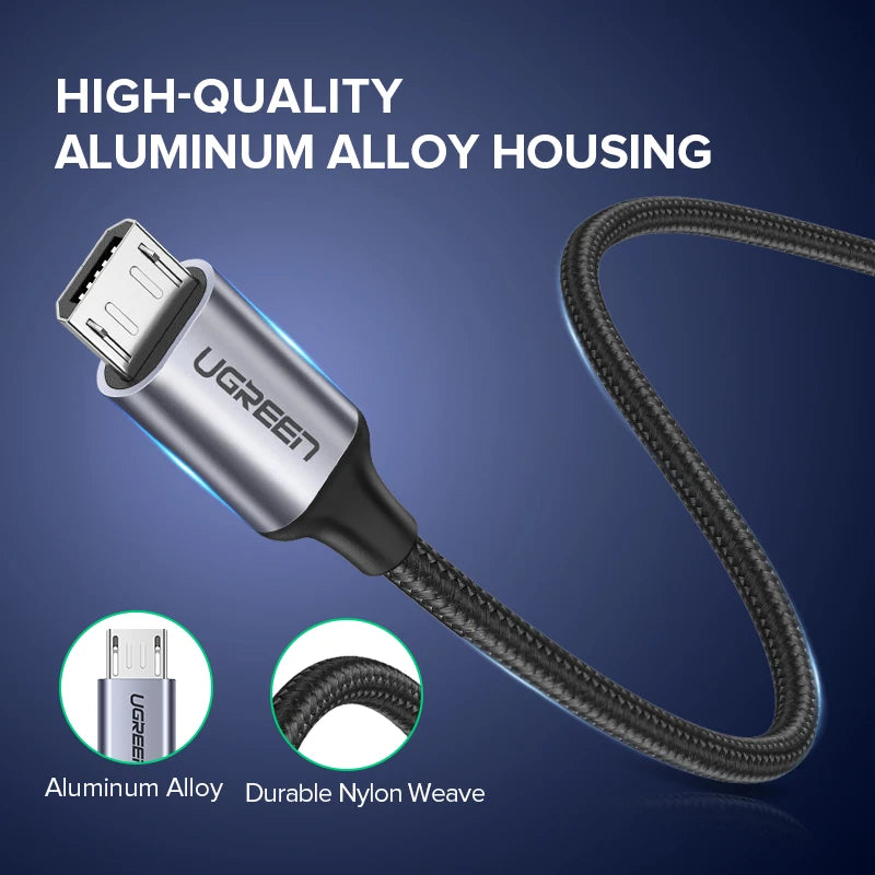 Fast Charging Micro USB Data Cable - 4