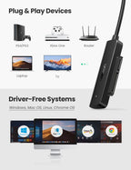 USB 3.0 to SATA Adapter for 2.5-Inch Hard Drives and SSDs