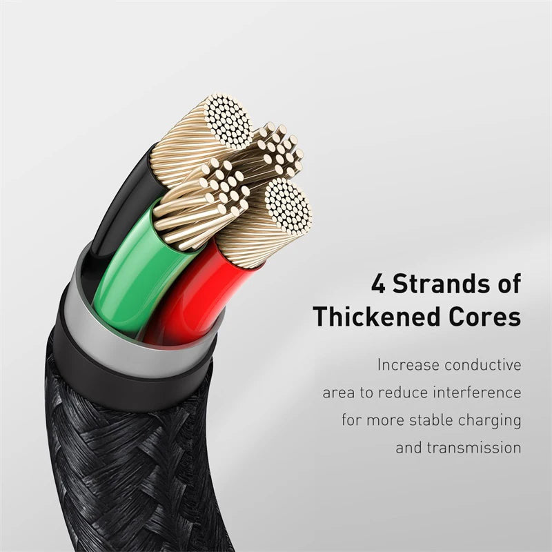 2.4A Fast Charging Braided USB Cable for iPhone