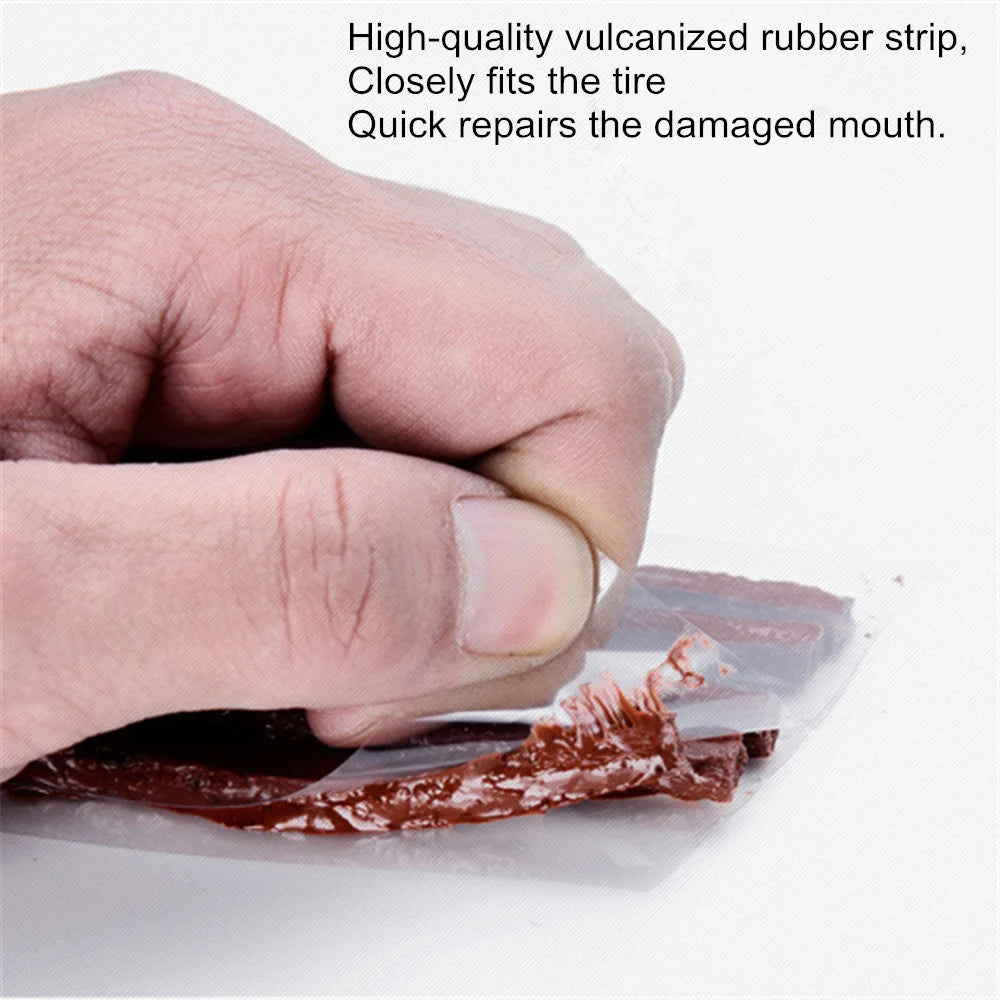 Tubeless Tire Puncture Repair Kit with Rasper and Needle Tool