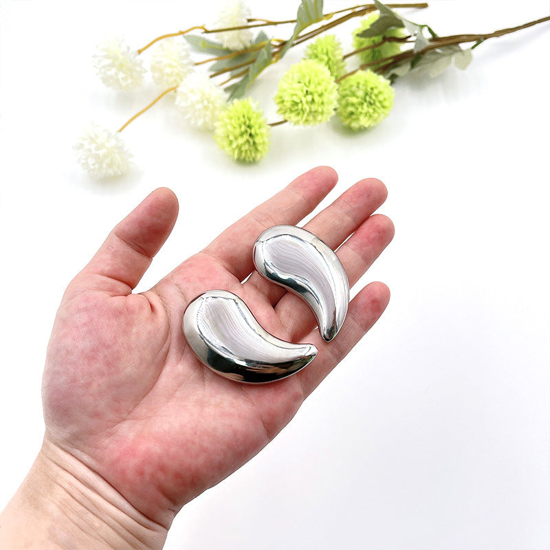 Reusable Stainless Steel Cooling Eye Pads for Puffiness