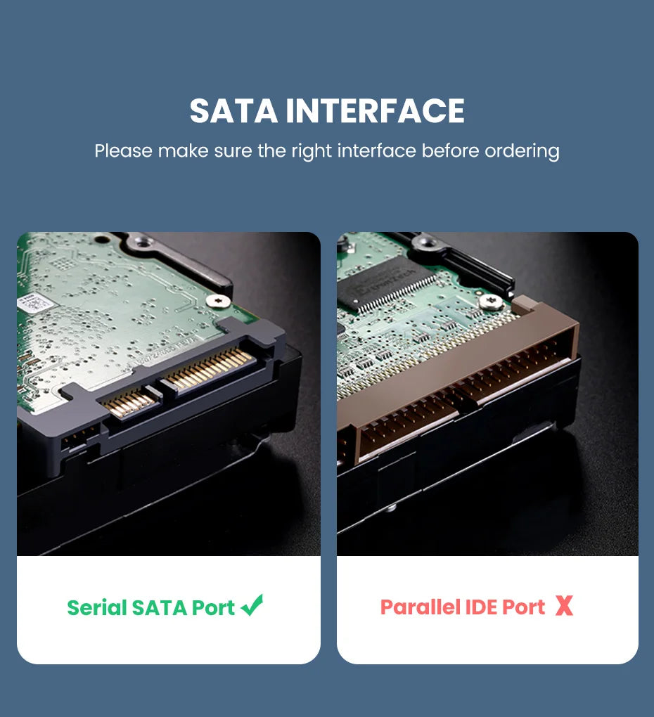 USB 3.0 to SATA Adapter for 2.5 and 3.5 Inch HDD SSD