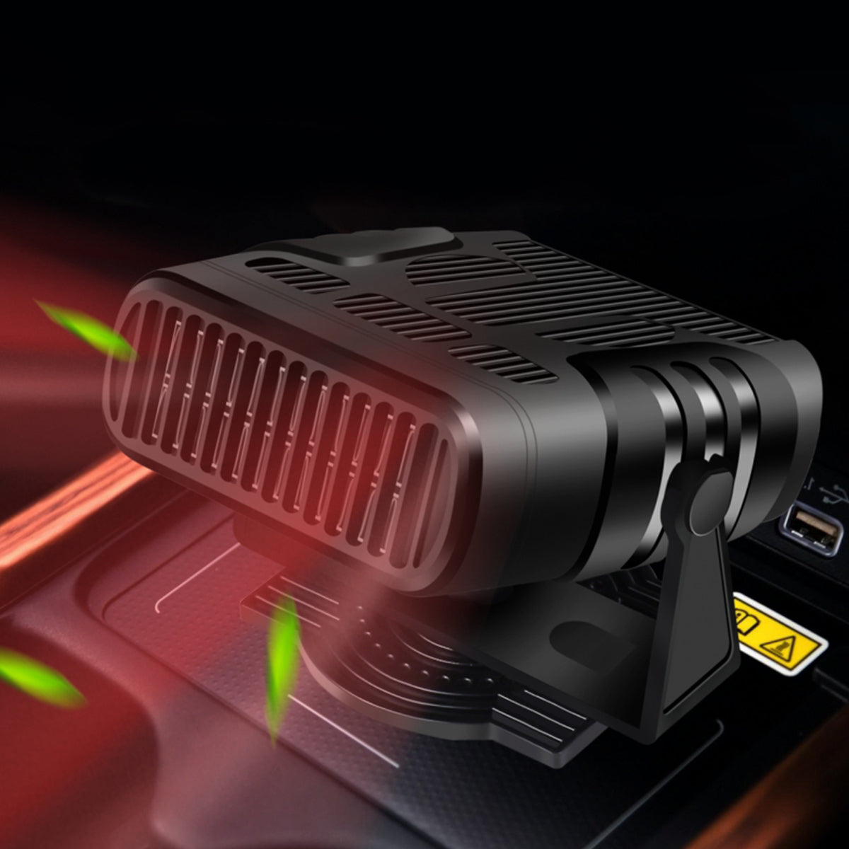 12V 120W Portable Car Heater and Defroster Fan for Windshield