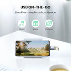 USB-C to USB 3.0 OTG Adapter for Smartphones, Tablets and Laptops