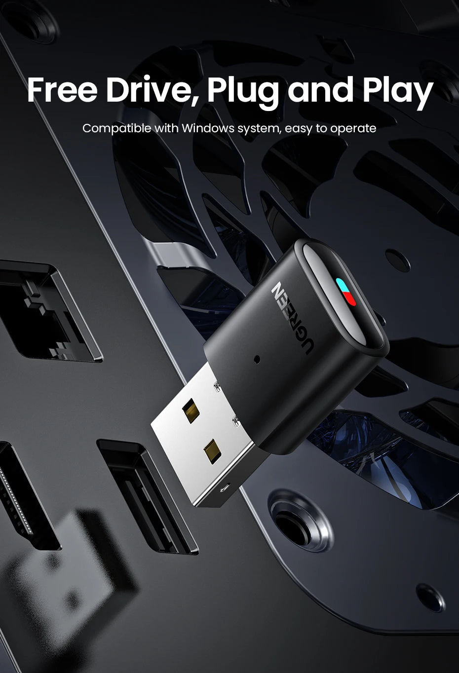 USB Bluetooth 5.0 Audio Transmitter for Gaming Consoles