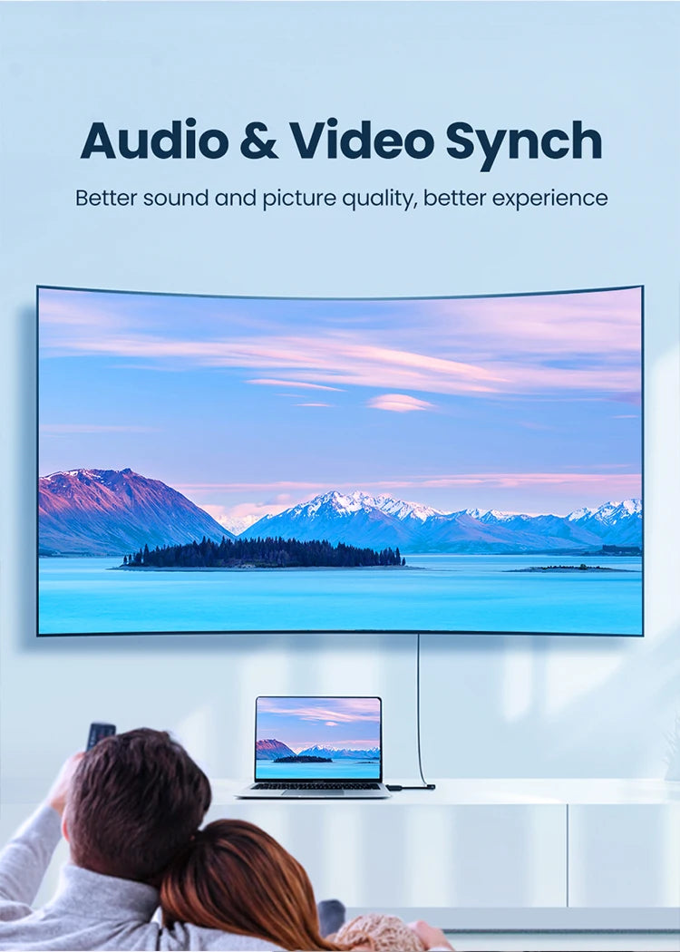 4K DisplayPort to HDMI Adapter for Laptops and Monitors - 9