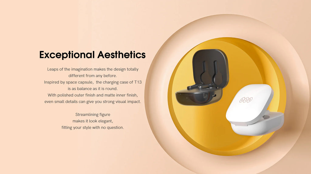 Wireless Bluetooth 5.1 Noise-Canceling Earbuds with Charging Case