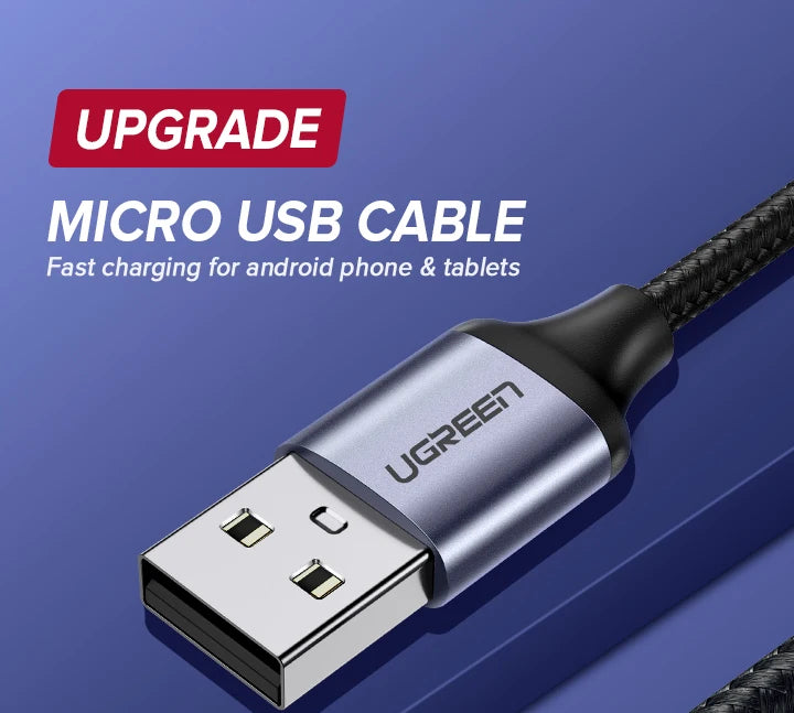 2A Fast Charging Micro USB Braided Data Cable - 7