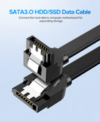 SATA 3.0 Data Cable for HDD and SSD