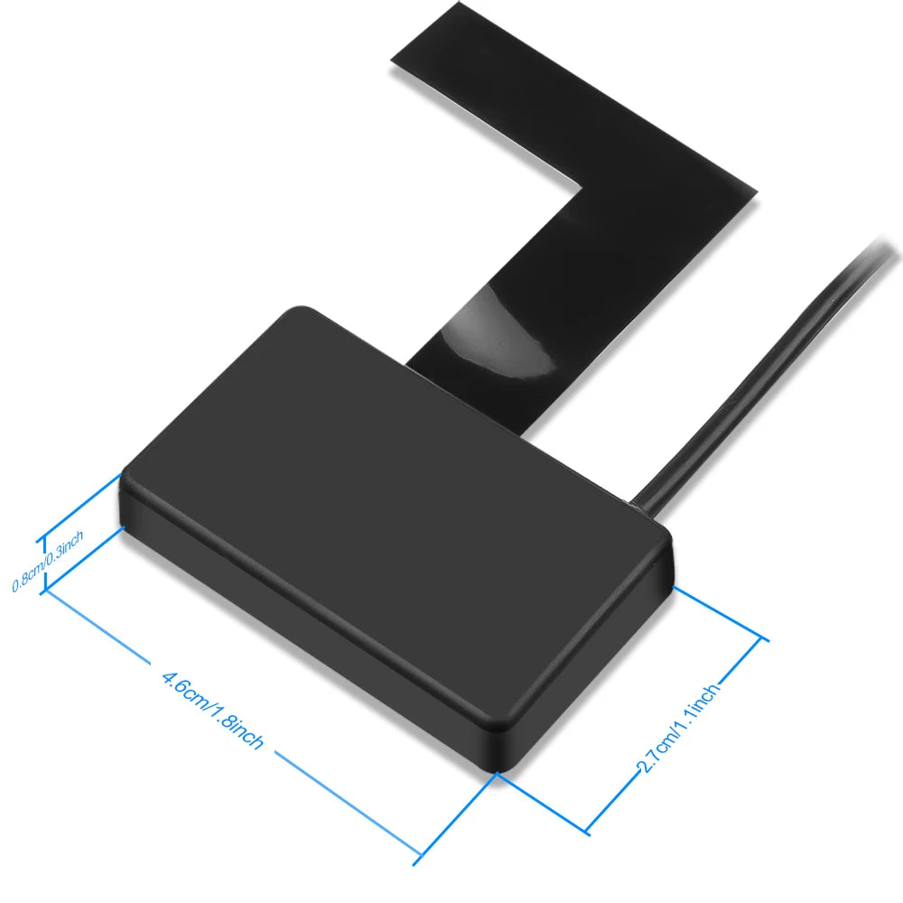 Internal Glass Mount DAB DAB+ Car Radio Antenna with SMB Connector
