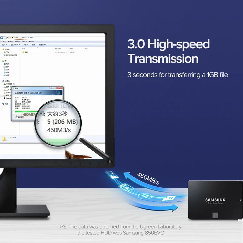 SATA 3.0 Data Cable for HDD and SSD