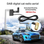 Internal Glass Mount DAB DAB+ Car Radio Antenna with SMB Connector