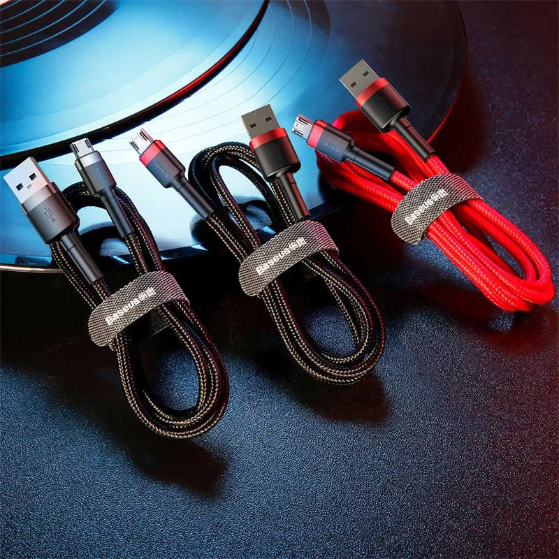 Fast Charging Braided Micro USB Cable for Android Devices