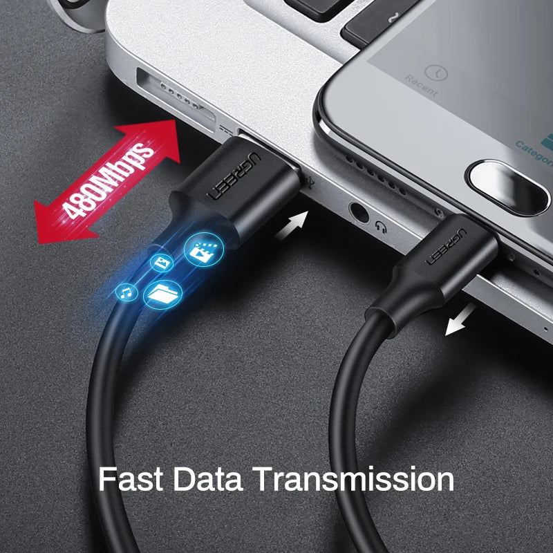 Fast Charging Micro USB Cable for Android and Tablets