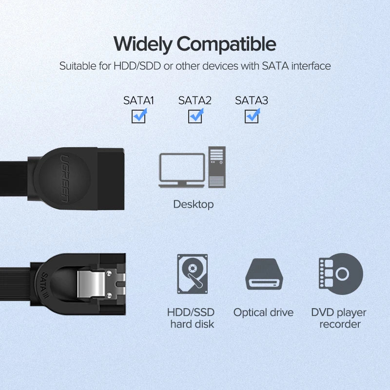 SATA 3.0 Data Cable for HDD and SSD