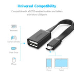 Micro USB to USB 2.0 OTG Adapter Cable