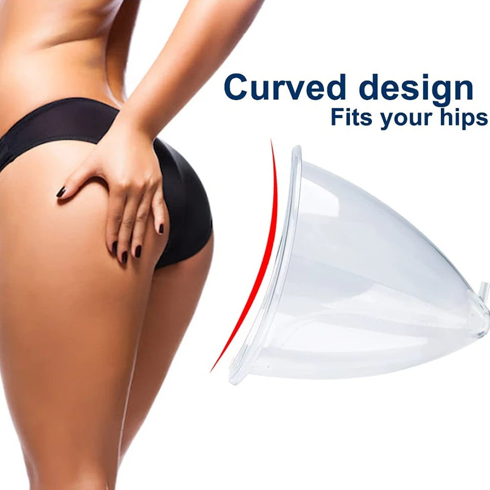 Vacuum Suction Cup Set for Breast and Buttock Enhancement