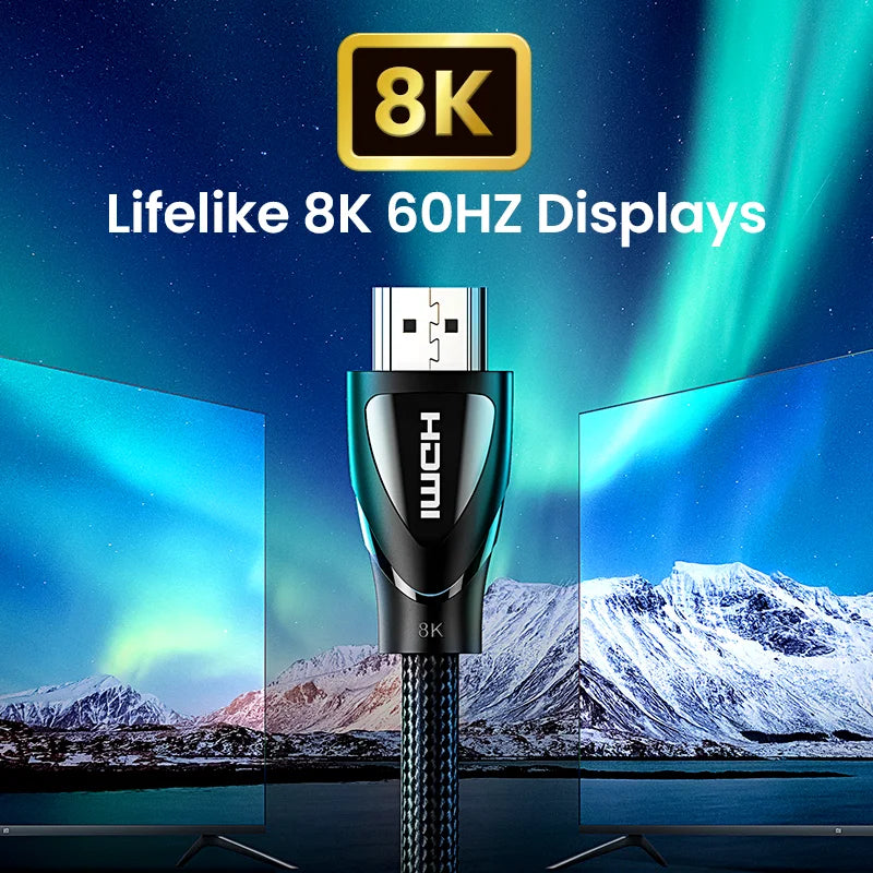 HDMI 2.1 Ultra High-Speed 8K Cable for Gaming and Home Theater - 2