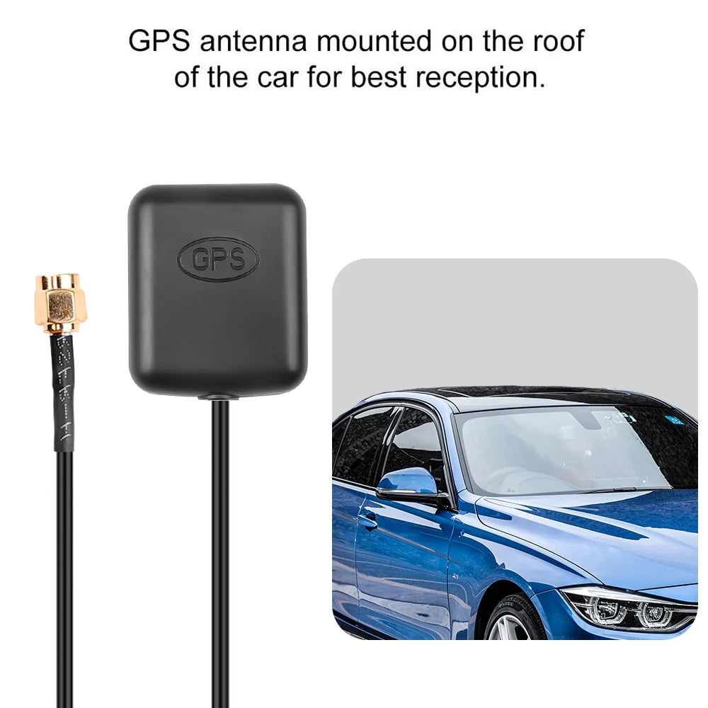 SMA Connector 3 Meter GPS Active Antenna Receiver for Car Navigation