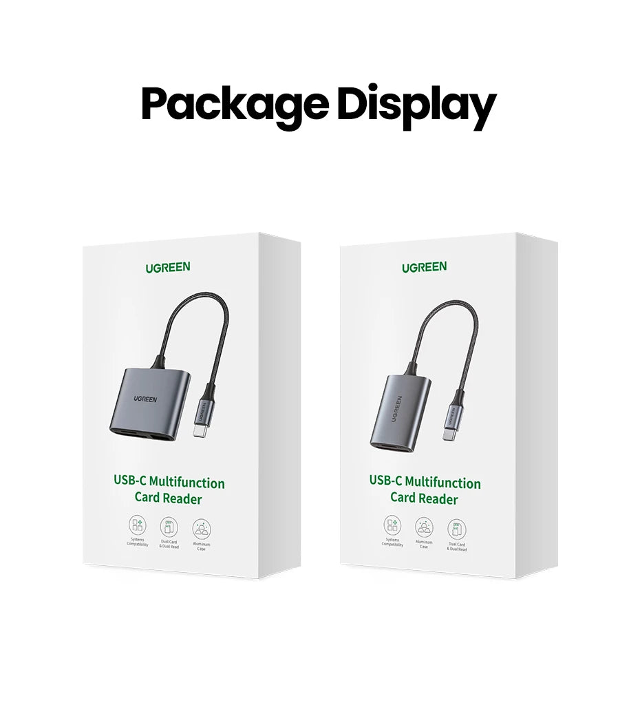 USB-C Multi-Port Card Reader for SD and Micro SD Cards - 13