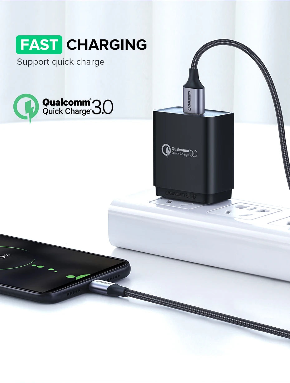 Fast Charging Micro USB Data Cable - 9