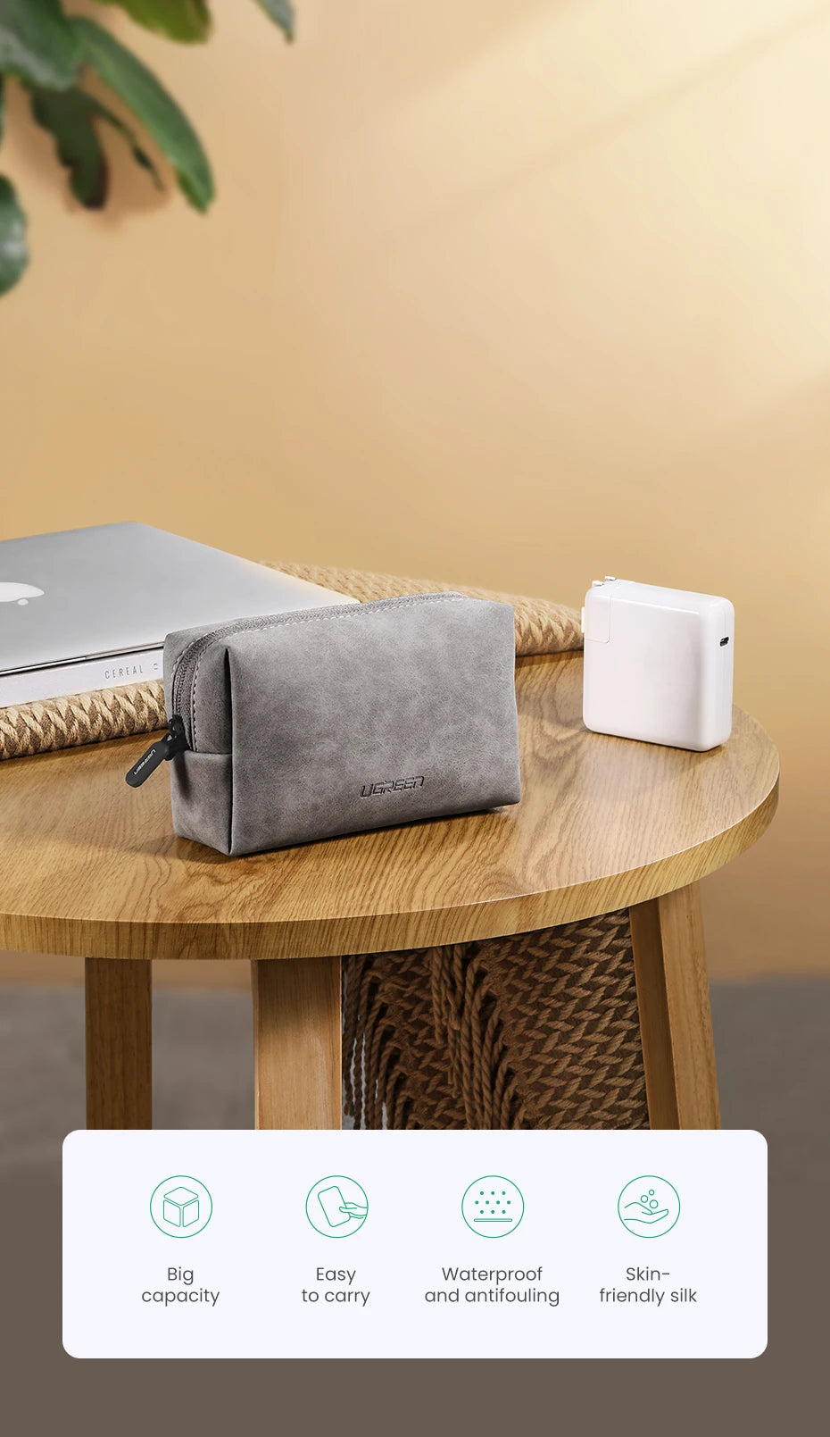 Portable Tech Organizer Case for Digital Accessories and Cables - 11