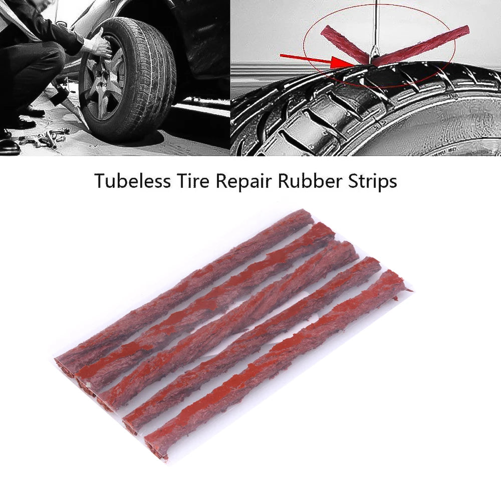 Tubeless Tire Puncture Repair Kit with Rasper and Needle Tool