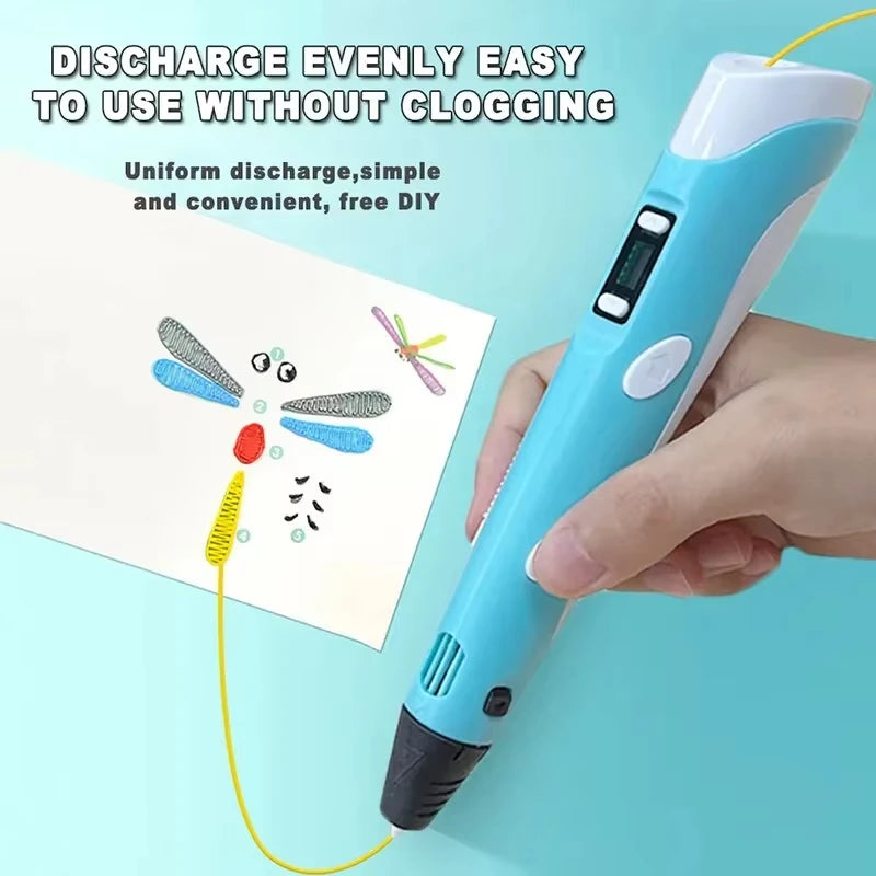 3D Printing Pen for Kids DIY Drawing Art