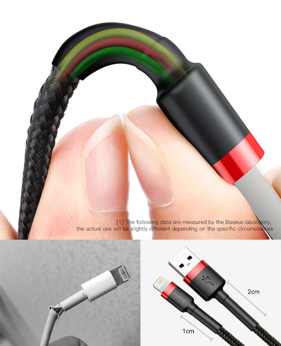 Fast Charging USB to Lightning Data Cable for iPhone and iPad