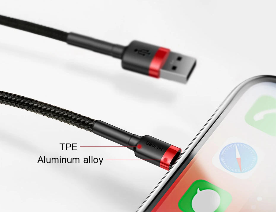 Fast Charging USB to Lightning Data Cable for iPhone and iPad - 16