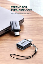 USB-C to USB 3.0 OTG Adapter for Smartphones, Tablets and Laptops