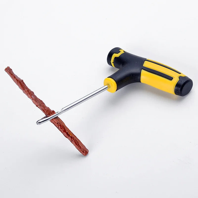 Tubeless Tire Puncture Repair Kit with Rasper and Needle Tool