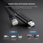 USB to RJ45 Serial Console Cable for Network Routers 1.5m