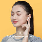 Wireless Bluetooth 5.1 Noise-Canceling Earbuds with Charging Case