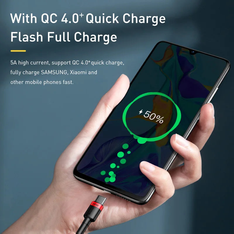 100W USB-C to USB-C Fast Charging and Data Cable