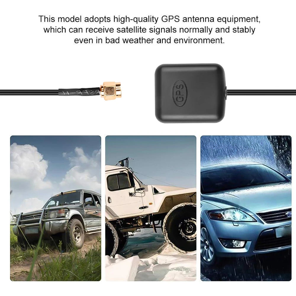 SMA Connector 3 Meter GPS Active Antenna Receiver for Car Navigation