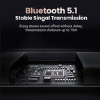 2-in-1 Bluetooth 5.1 Wireless Audio Transmitter and Receiver Adapter
