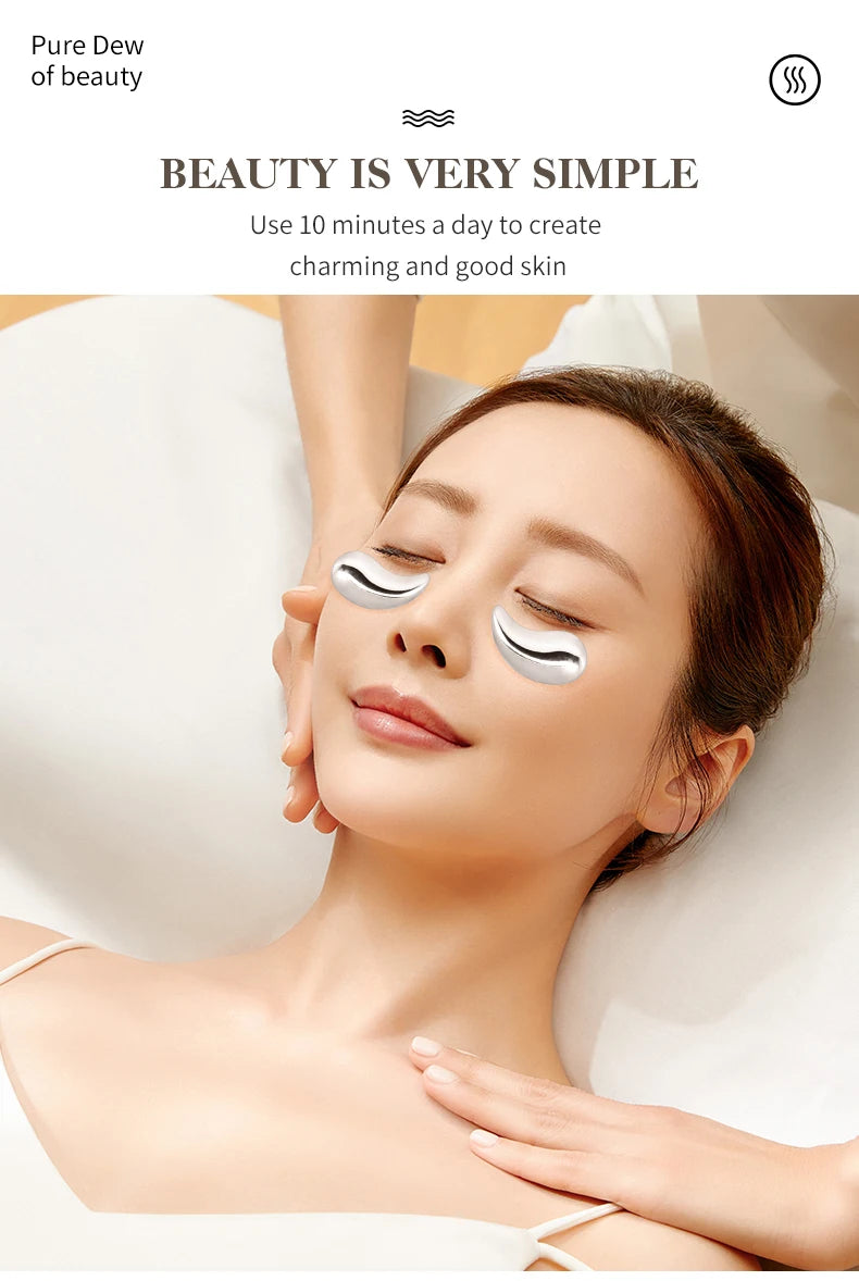 Reusable Stainless Steel Cooling Eye Pads for Puffiness