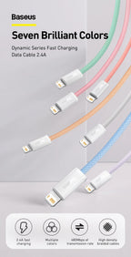 2.4A Fast Charging Data Cable for iPhone