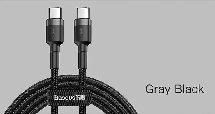 100W USB-C to USB-C Fast Charging and Data Cable - 25