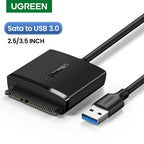 USB 3.0 to SATA Adapter for 2.5 and 3.5 Inch HDD SSD