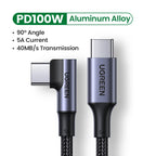 100W USB-C to USB-C Fast Charging Power Delivery Cable