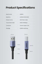 High-Speed USB 2.0 Type-A to Type-B Printer Cable