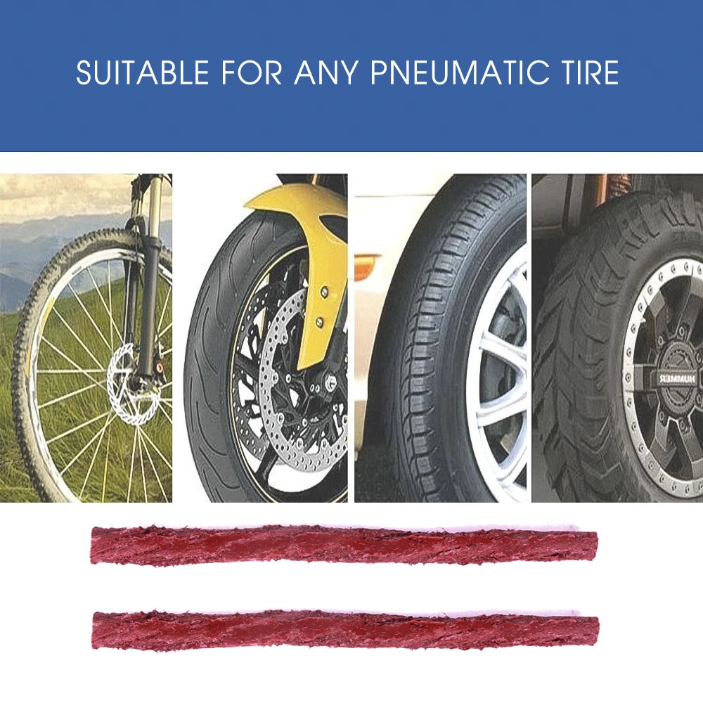 Tubeless Tire Puncture Repair Kit with Rasper and Needle Tool