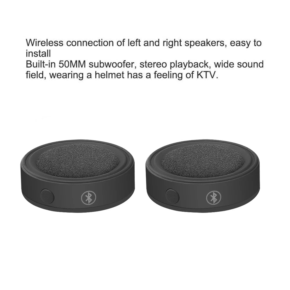 Wireless Bluetooth 5.0 Motorcycle Helmet Headset with Microphone